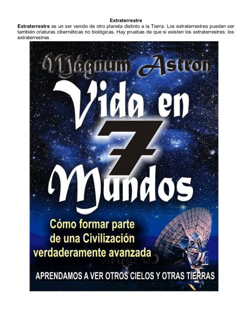 Vida en 7 mundos - Magnum Astron