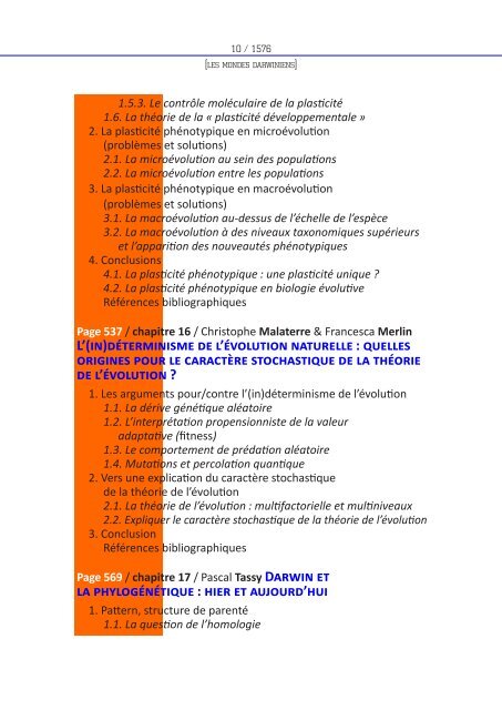 Les mondes darwiniens