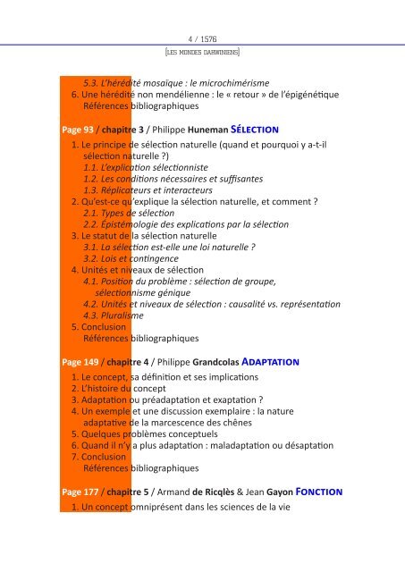 Les mondes darwiniens