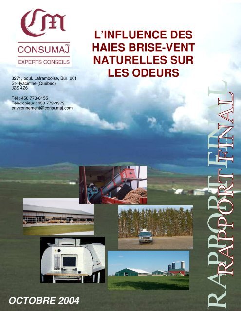 l'influence des haies brise-vent naturelles sur les odeurs