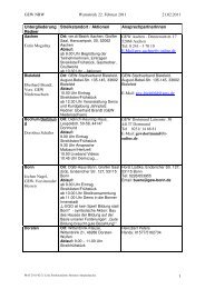 MAT 2011-02-21 Liste Streikstandorte Aktionen ... - TeachersNews