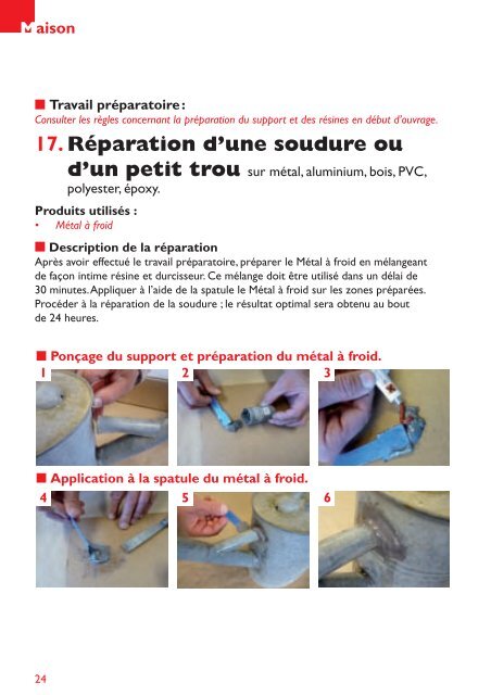 Maitrise des réparations - Soloplast-Vosschemie