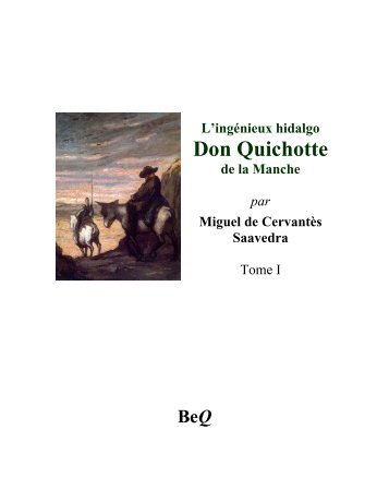 Don Quichotte 1 - La Bibliothèque électronique du Québec