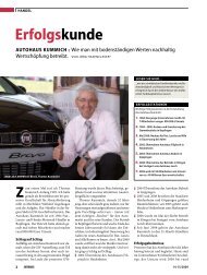 Erfolgskunde AutohAuS Kummich - promotor