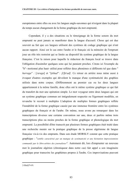 Les chroniques dans la presse algérienne d'expression française