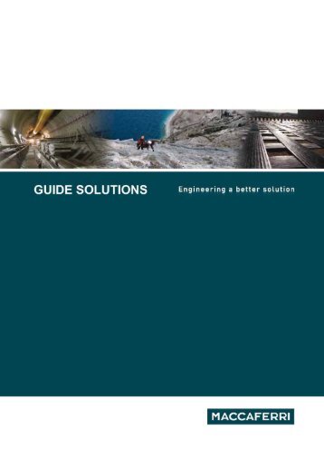 Brochure - GUIDE DES SOLUTIONS ... - France Maccaferri