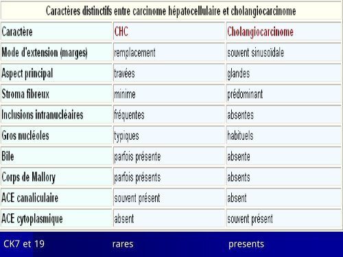 Tumeur Hépatique - epathologies