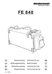 FE 840 manual - Fume and Dust Control