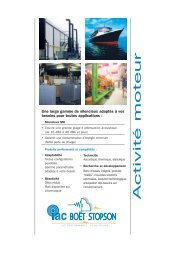 Activité moteur - Industrial Acoustics Company