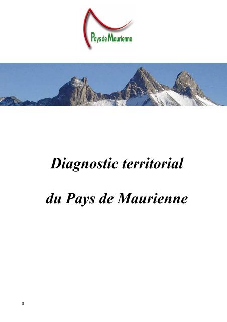 Diagnostic territorial du Pays de Maurienne - Région Rhône-Alpes