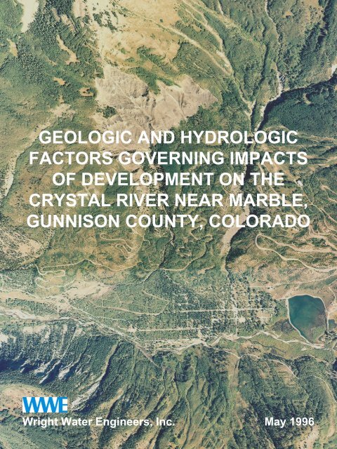 Geologic And Hydrologic Factors Governing ... - Gunnison County