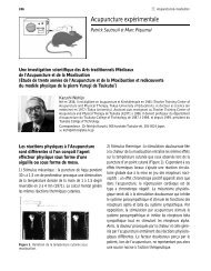 Patrick Sautreuil. Acupuncture expérimentale. 2003 ;2(3).