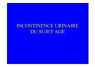 INCONTINENCE URINAIRE DU SUJET AGE - Medco 59 62