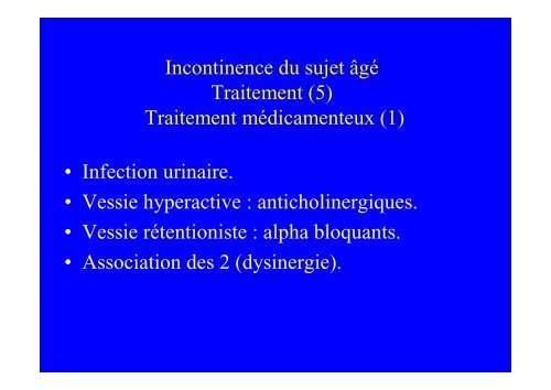 INCONTINENCE URINAIRE DU SUJET AGE - Medco 59 62