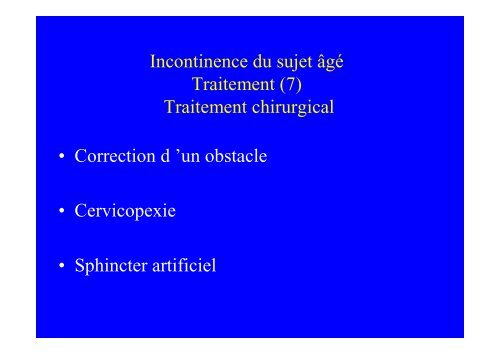 INCONTINENCE URINAIRE DU SUJET AGE - Medco 59 62