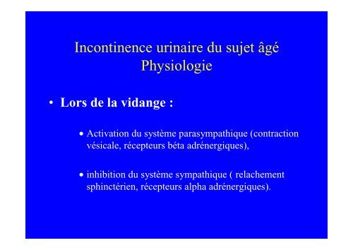 INCONTINENCE URINAIRE DU SUJET AGE - Medco 59 62