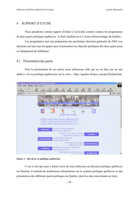 Etude de marqueurs linguistiques pour une interprétation ... - Accueil