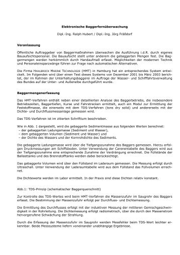 Elektronische Baggerfernüberwachung: erschienen in Hansa 6/2004