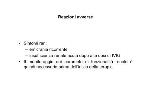 Indicazioni cliniche delle immunoglobuline endovena in ... - SIFO