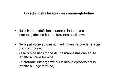 Indicazioni cliniche delle immunoglobuline endovena in ... - SIFO