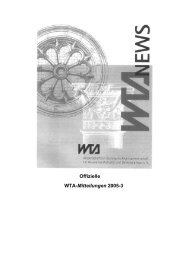 Offizielle WTA-Mitteilungen 2005-3
