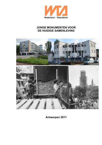 JONGE MONUMENTEN VOOR DE HUIDIGE SAMENLEVING ... - WTA