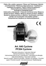 Art. 640 Cyclone PF204 Cyclone - Femi S.p.A.