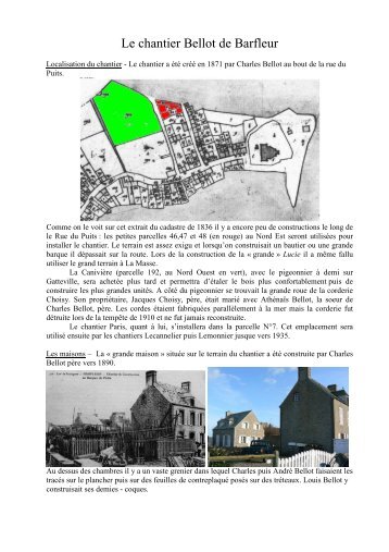 Le chantier Bellot de Barfleur - Barfleur au temps des canots