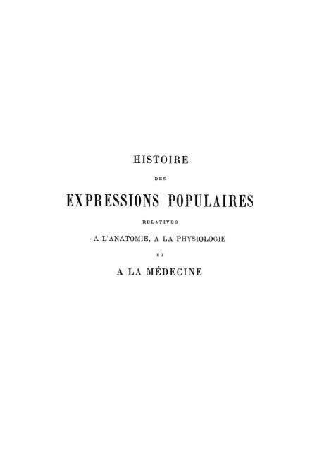 expressions populaires