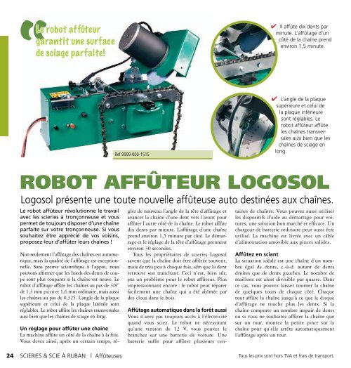 Catalogue des produits - Logosol France