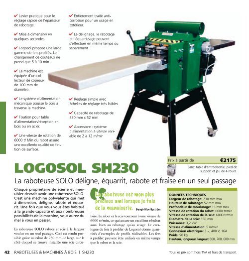 Catalogue des produits - Logosol France