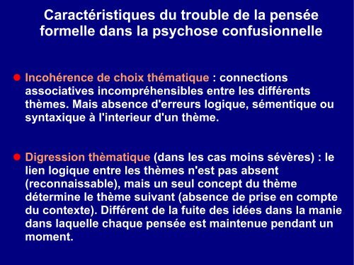 La psychose confusionnelle vs. la cataphasie - Cercle d'excellence ...