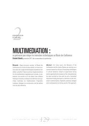 Multimédiation - musée des Confluences