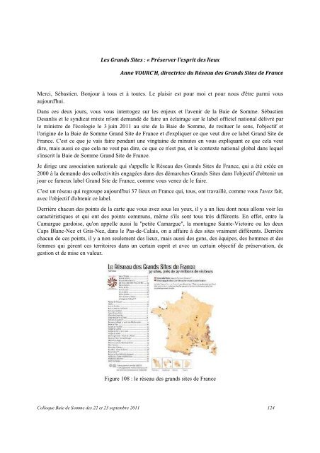 Actes du COLLOQUE BAIE DE SOMME - Syndicat Mixte Baie de ...