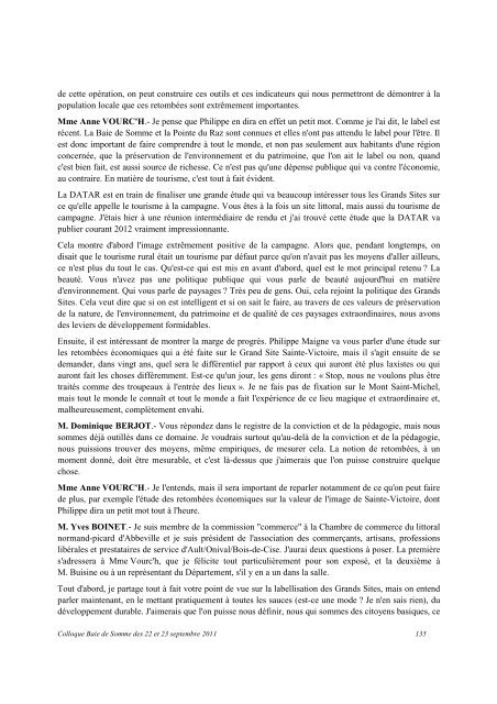 Actes du COLLOQUE BAIE DE SOMME - Syndicat Mixte Baie de ...