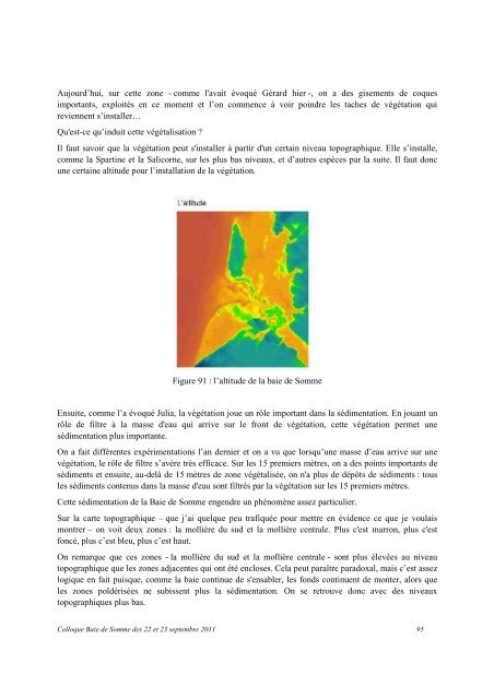 Actes du COLLOQUE BAIE DE SOMME - Syndicat Mixte Baie de ...