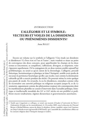 Introduction (Fichier pdf, 535 Ko) - Presses Universitaires de Rennes