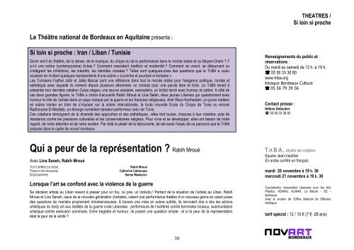 Dossier de presse novart 2007 - Bordeaux