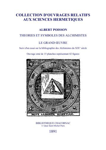 Théories et symboles des alchimistes - Alchimie & Hermétisme ...