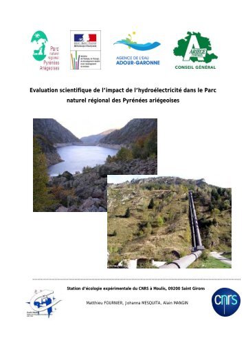 Evaluation scientifique de l'impact de l'hydroélectricité dans le Parc ...