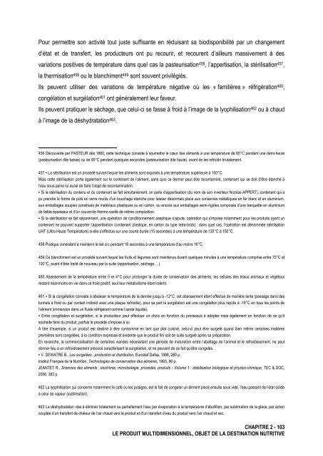 La notion de denrées alimentaires - Université d'Avignon et des ...