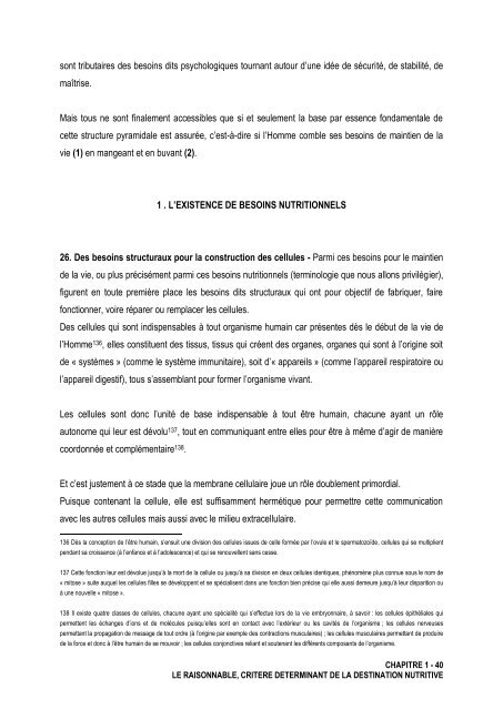 La notion de denrées alimentaires - Université d'Avignon et des ...