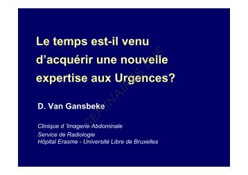 Echographie aux urgences - Séminaires des Services d'Urgences IRIS