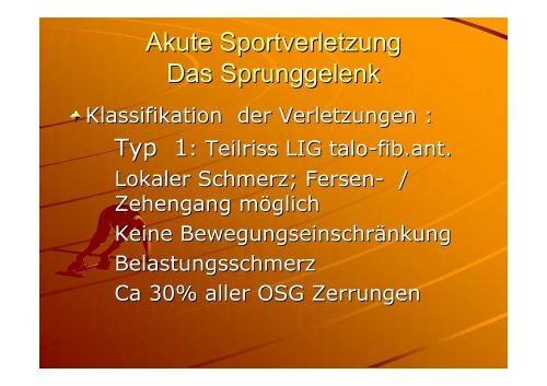 traumatologie - Sportmedizin, Prävention und Rehabilitation