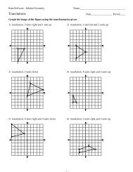 Rotations of Shapes - Kuta Software