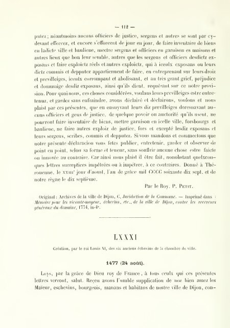 Chartes de communes et d'affranchissements en Bourgogne