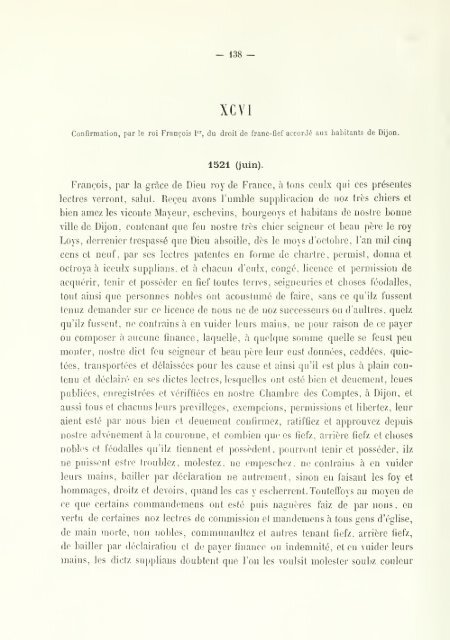 Chartes de communes et d'affranchissements en Bourgogne