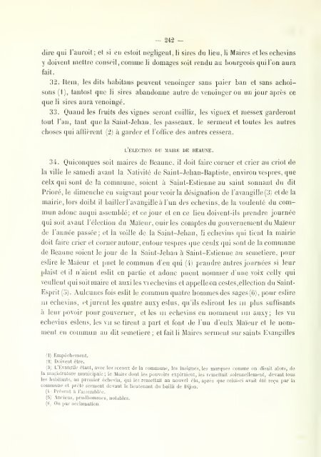 Chartes de communes et d'affranchissements en Bourgogne