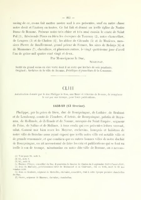 Chartes de communes et d'affranchissements en Bourgogne