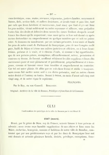 Chartes de communes et d'affranchissements en Bourgogne